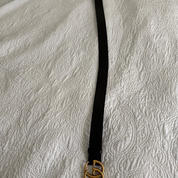 Double G Marmont Wide Gucci Belt main image 4